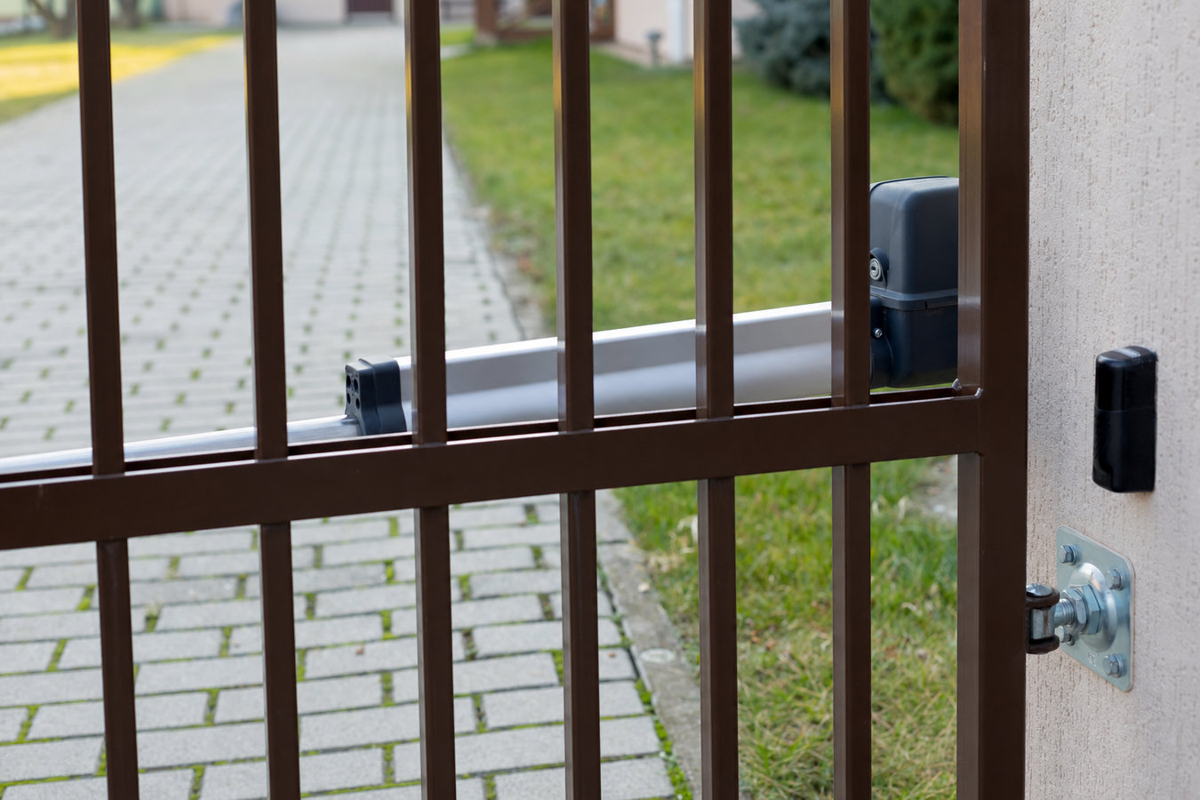 Automatic gate installation